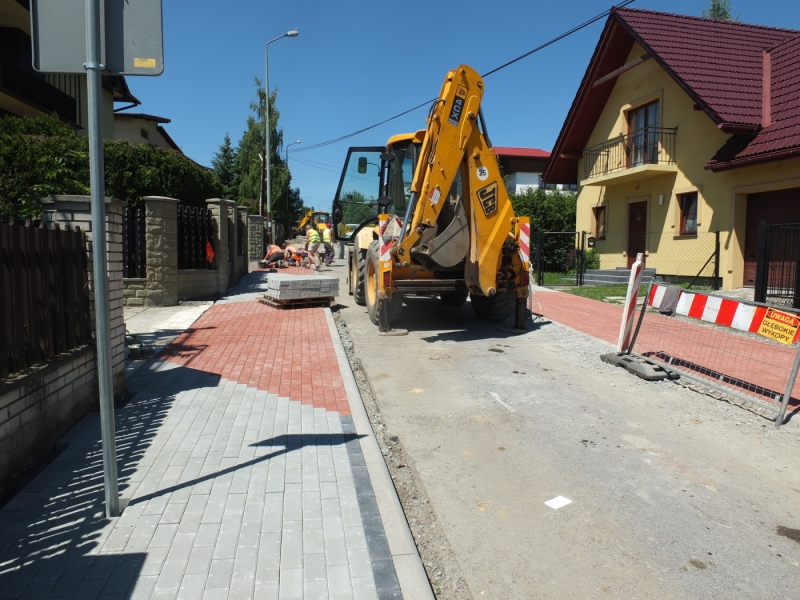 Trwa remont ulicy Kasztanowej w Żywcu
