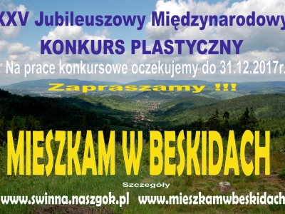 XXV Jubileuszowy Międzynarodowy Konkurs Plastyczny  „Mieszkam w Beskidach” - zdjęcie1