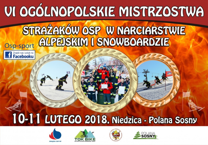 VI OGÓLNOPOLSKIE MISTRZOSTWA STRAŻAKÓW OSP W NARCIARSTWIE ALPEJSKIM I SNOWBOARDZIE