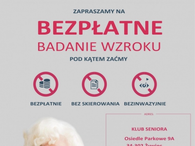 Bezpłatne badania wzroku - zdjęcie2