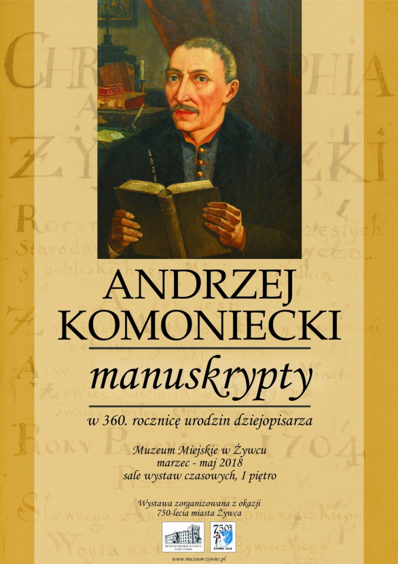 WYSTAWA CZASOWA – „Andrzej Komoniecki – manuskrypty. W 360. rocznicę urodzin” już otwarta!
