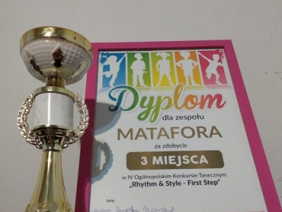 Grupa MATAFORA z ZSME  laureatem   V Ogólnopolskiego Konkursu Tanecznego  RYBNIK 2018 - zdjęcie1