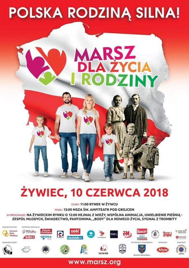 Marsz dla Życia i Rodziny w Żywcu