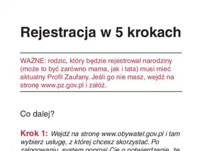 Rodzicu, zarejestruj swoje dziecko online - zdjęcie2