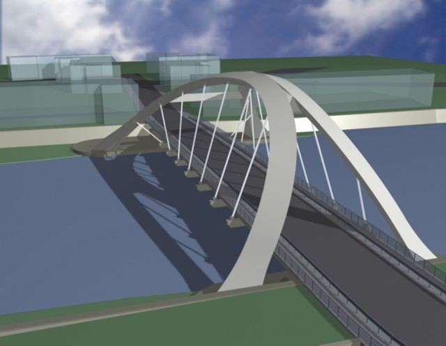 Plan mostu na Sole