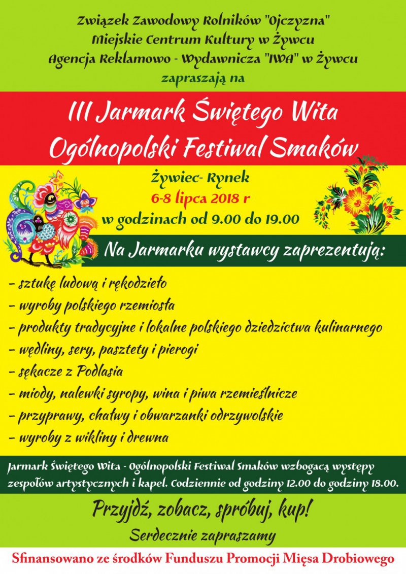 Ogólnopolski Festiwal Smaków 2018
