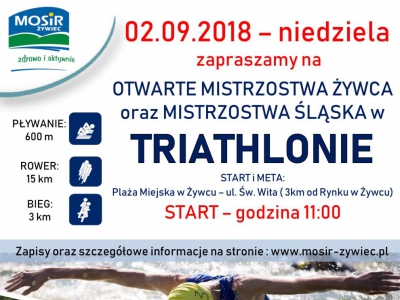 Otwarte Mistrzostwa Żywca oraz Śląska w Triathlonie 2018 - zdjęcie1
