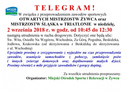 Otwarte Mistrzostwa Żywca oraz Śląska w Triathlonie 2018 - zdjęcie2