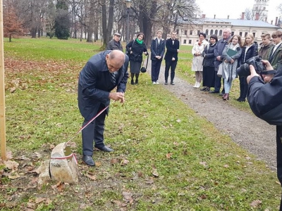 Odsłonięcie tabliczki pamiątkowej przy Dębie Niepodległości - zdjęcie2