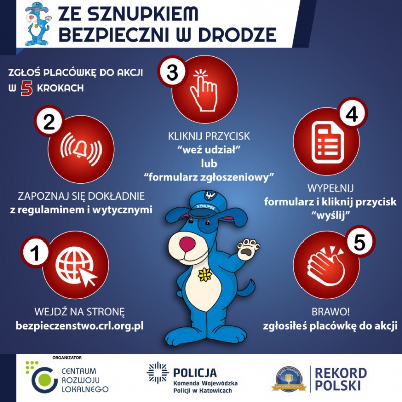 Ze Sznupkiem bezpieczni w drodze