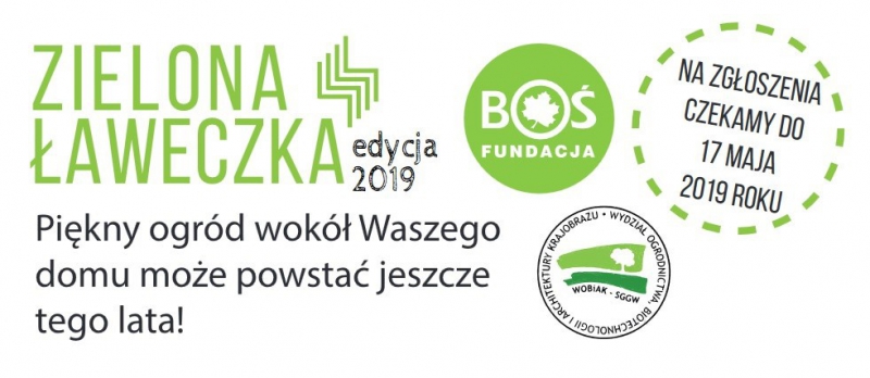 Konkurs Zielona Ławeczka Edycja 2019