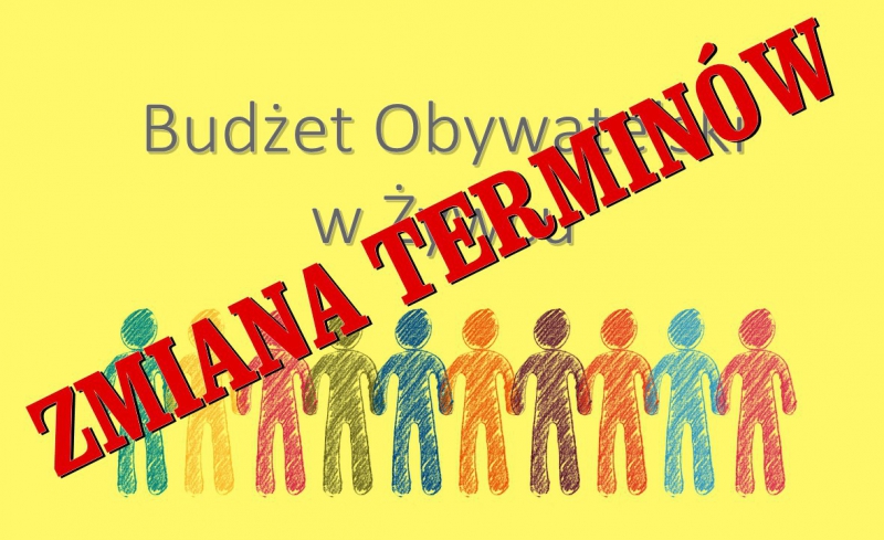 Zmiana terminów w Budżecie Obywatelskim