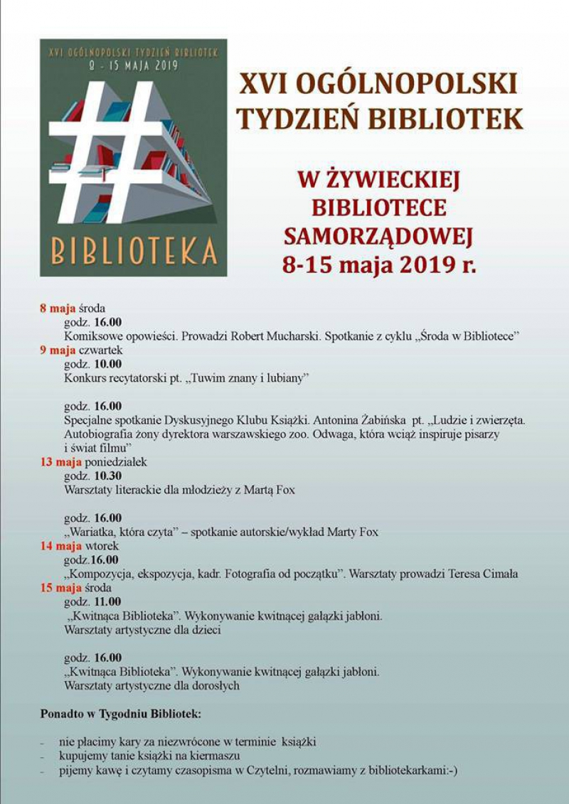 XVI Tydzień Bibliotek w Żywcu