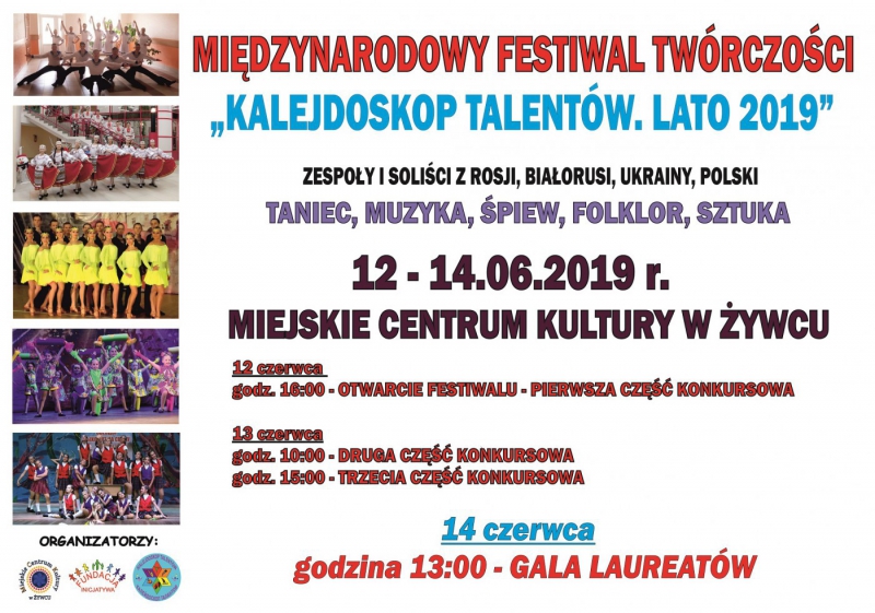 Kalejdoskop talentów - lato 2019