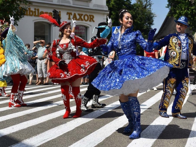 Roztańczony korowód 56. Tygodnia Kultury Beskidzkiej - zdjęcie55