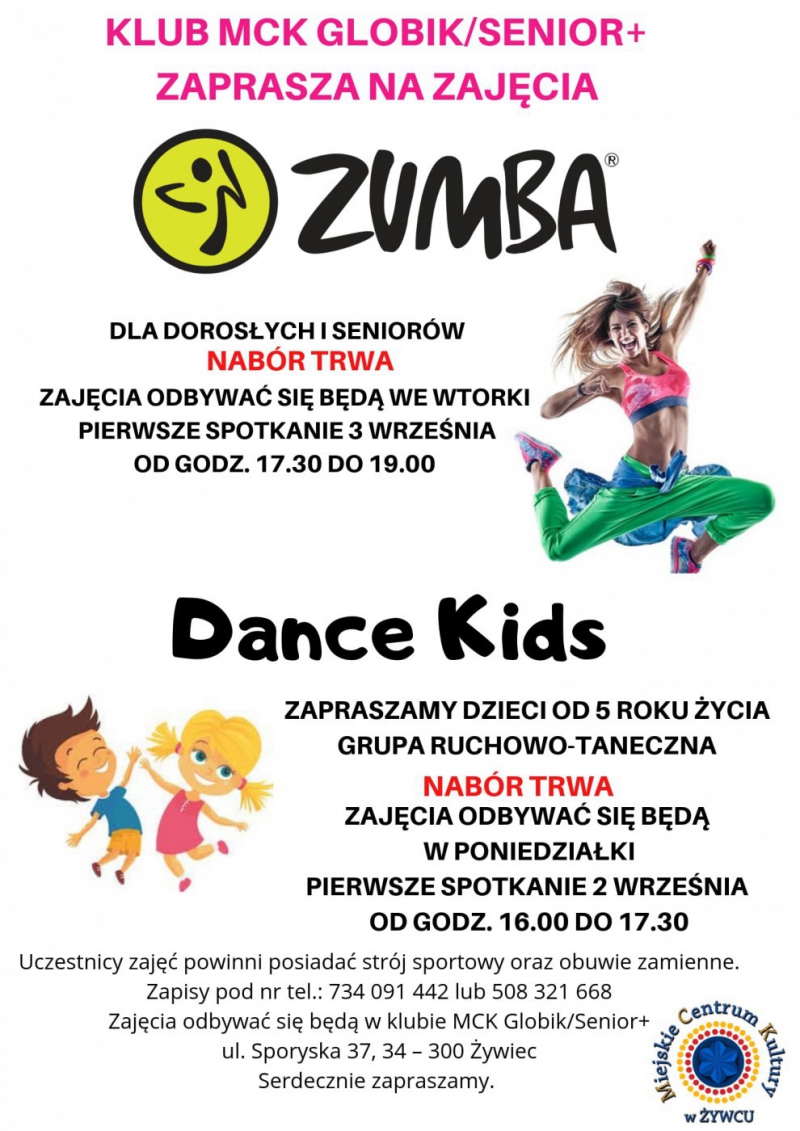 Zajęcia taneczne dla dzieci i dorosłych