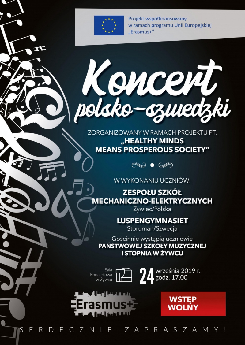 Koncert młodzieży polsko-szwedzkiej