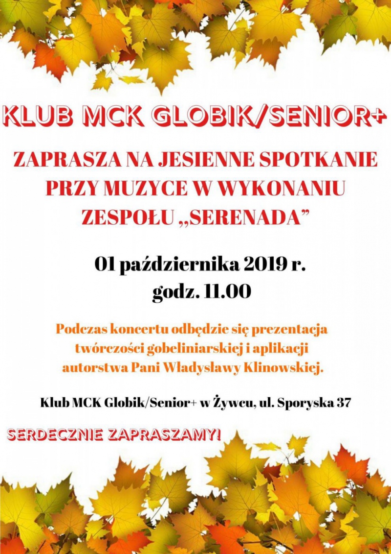 Serenada w Klubie Globik/Senior+