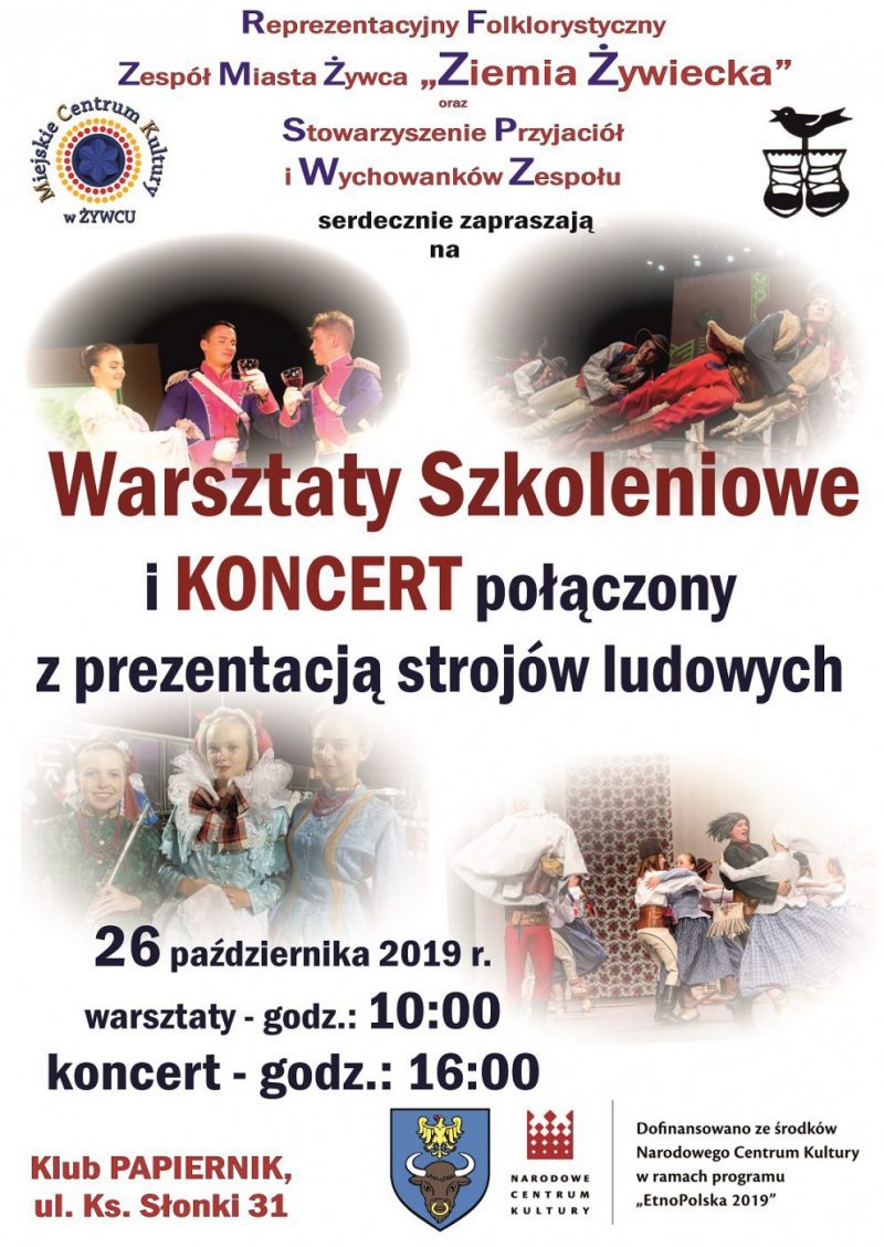 Ziemia Żywiecka zaprasza na koncert i warsztaty