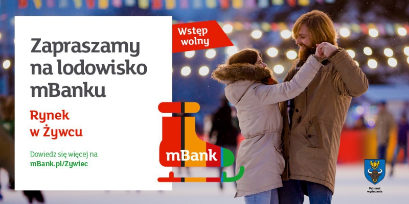 Lodowisko mBanku na żywieckim Rynku już czynne