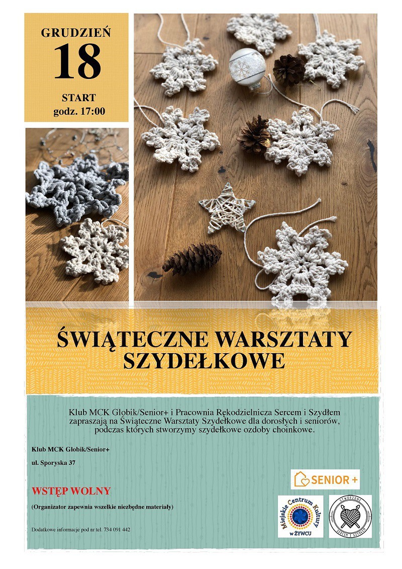 Świąteczne warsztaty szydełkowe