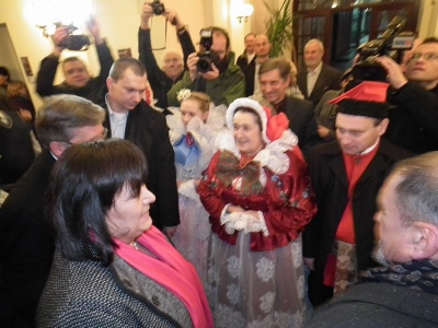 Wizyta Prezydenta RP Bronisława Komorowskiego z małżonką Anną 3-01-2011 - zdjęcie56