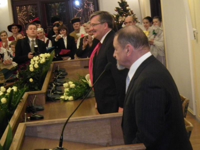 Wizyta Prezydenta RP Bronisława Komorowskiego z małżonką Anną 3-01-2011 - zdjęcie52