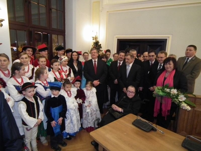 Wizyta Prezydenta RP Bronisława Komorowskiego z małżonką Anną 3-01-2011 - zdjęcie20
