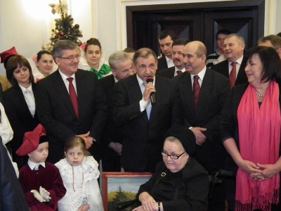 Wizyta Prezydenta RP Bronisława Komorowskiego z małżonką Anną 3-01-2011 - zdjęcie12