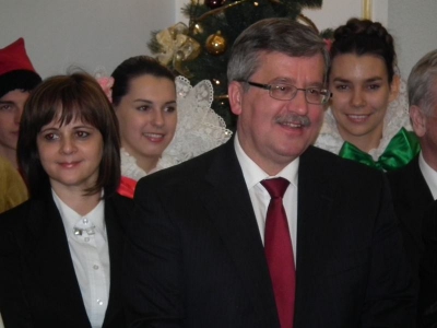 Wizyta Prezydenta RP Bronisława Komorowskiego z małżonką Anną 3-01-2011 - zdjęcie11