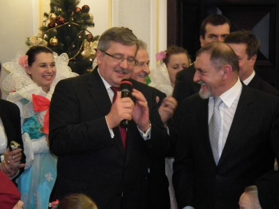 Wizyta Prezydenta RP Bronisława Komorowskiego z małżonką Anną 3-01-2011 - zdjęcie7