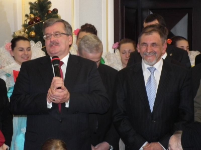 Wizyta Prezydenta RP Bronisława Komorowskiego z małżonką Anną 3-01-2011 - zdjęcie6