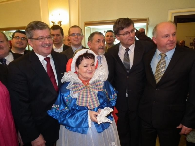 Wizyta Prezydenta RP Bronisława Komorowskiego z małżonką Anną 3-01-2011 - zdjęcie1