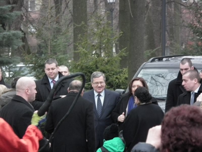 Wizyta Prezydenta RP Bronisława Komorowskiego z małżonką Anną 24-02-2012 - zdjęcie47