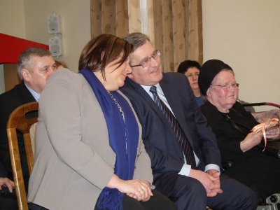 Wizyta Prezydenta RP Bronisława Komorowskiego z małżonką Anną 24-02-2012 - zdjęcie19