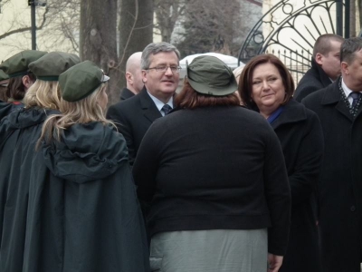 Wizyta Prezydenta RP Bronisława Komorowskiego z małżonką Anną 24-02-2012 - zdjęcie9