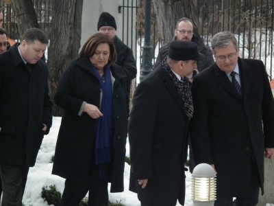 Wizyta Prezydenta RP Bronisława Komorowskiego z małżonką Anną 24-02-2012 - zdjęcie7