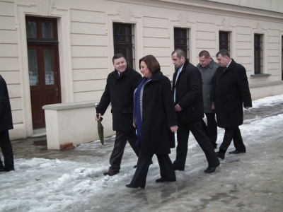 Wizyta Prezydenta RP Bronisława Komorowskiego z małżonką Anną 24-02-2012 - zdjęcie2