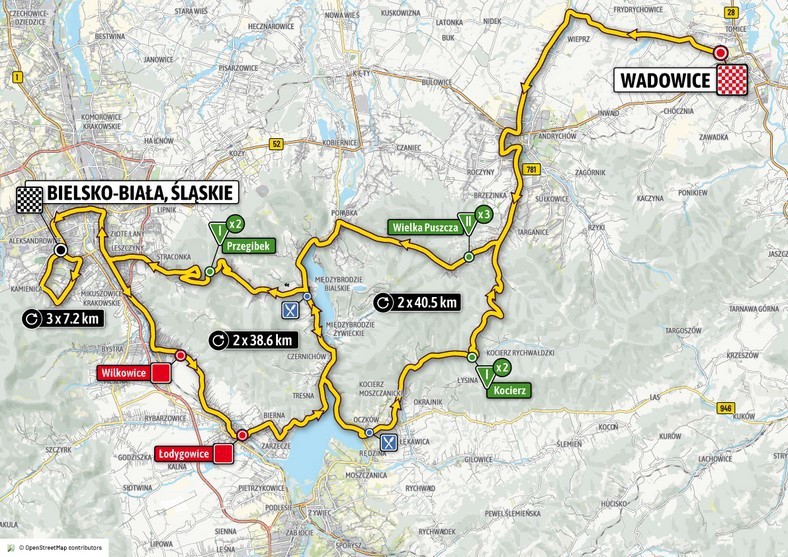 77. Tour de Pologne UCI World Tour – utrudnienia w ruchu na Żywiecczyźnie