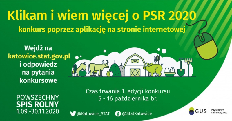 Powszechny Spis Rolny 2020 - konkurs