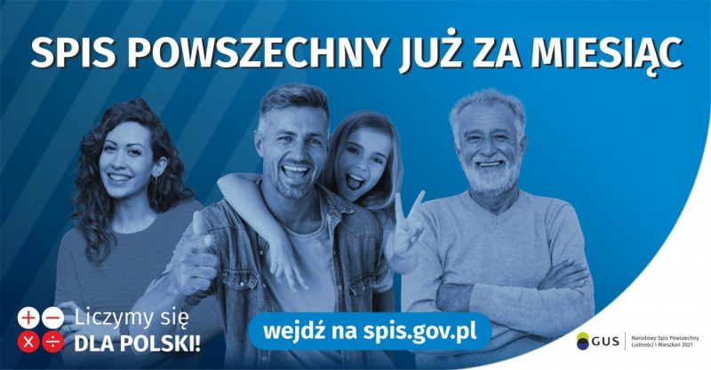 Spis Powszechny już za miesiąc