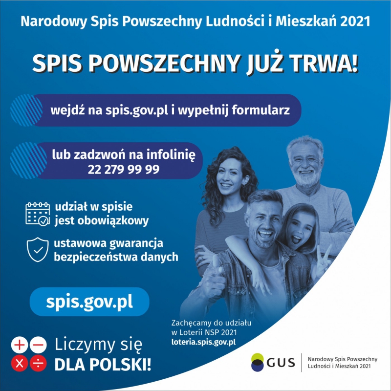 Dziś wystartował Narodowy Spis Powszechny Ludności i Mieszkań