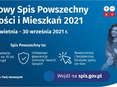 Od 1 kwietnia do 30 września 2021 r. Główny Urząd Statystyczny przeprowadza Narodowy Spis Powszechny Ludności i Mieszkań 2021. - zdjęcie1