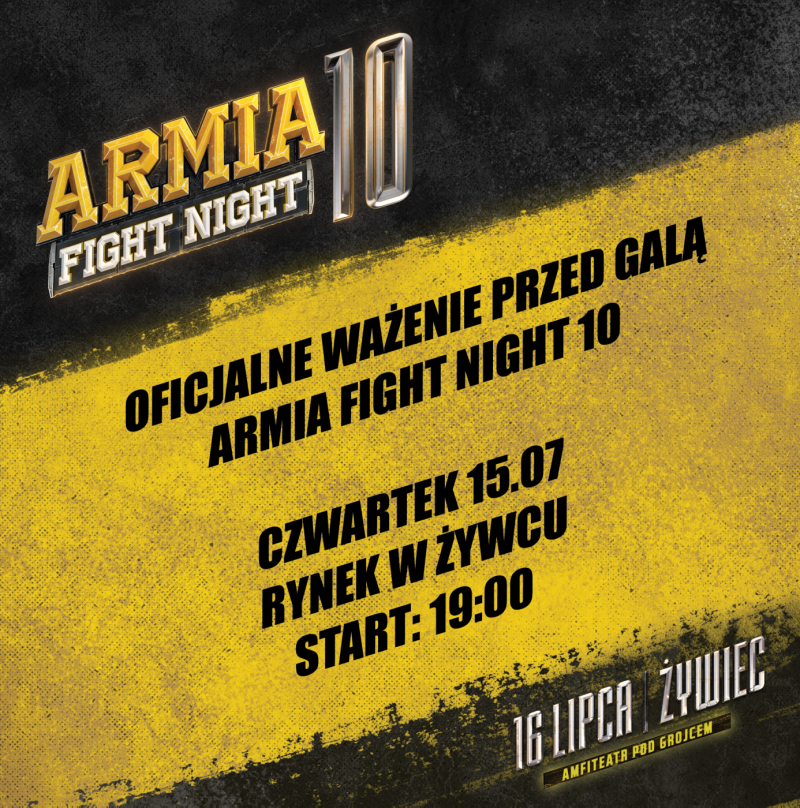Gala ARMIA FIGHT NIGHT 10