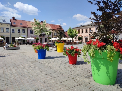 Kolorowa strefa relaksu na żywieckim Rynku - zdjęcie3