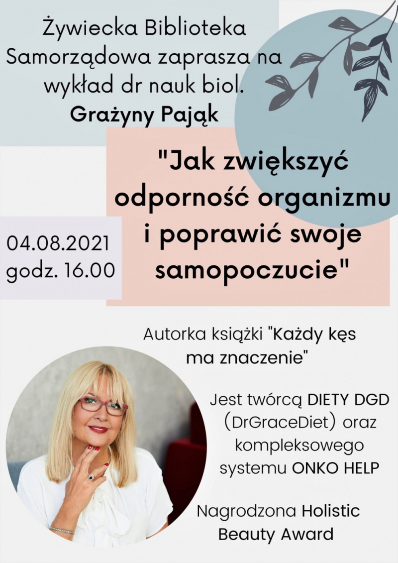 Spotkanie z dr Grażyną Pająk