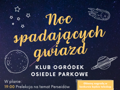 Klub OGRÓDEK zaprasza na nocne kino plenerowe oraz obserwację gwiazd - zdjęcie2