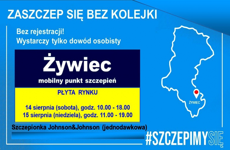 #SZCZEPIMYSIĘ  (14, 15 sierpnia)