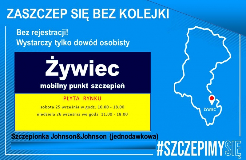 #SZCZEPIMYSIĘ  (25, 26 września)