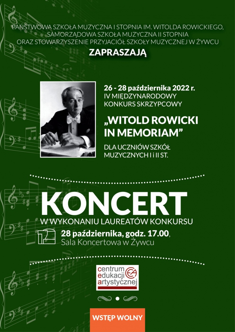IV Międzynarodowy Konkurs Skrzypcowy „Witold Rowicki in Memoriam”